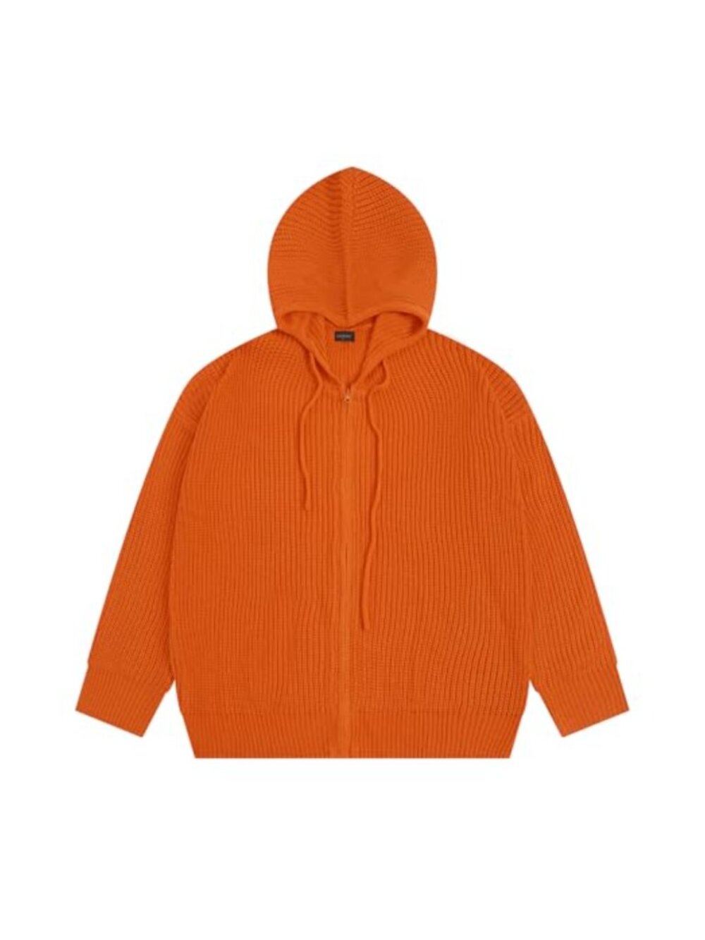 Women's Zip Up Hooded Cardigan Soft Stretchy Knit Sweater